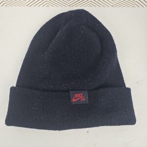 Nike‎ SB Utility Skate Beanie Obsidian Blue Red Tag Flip Up Toboggan CI4456-451